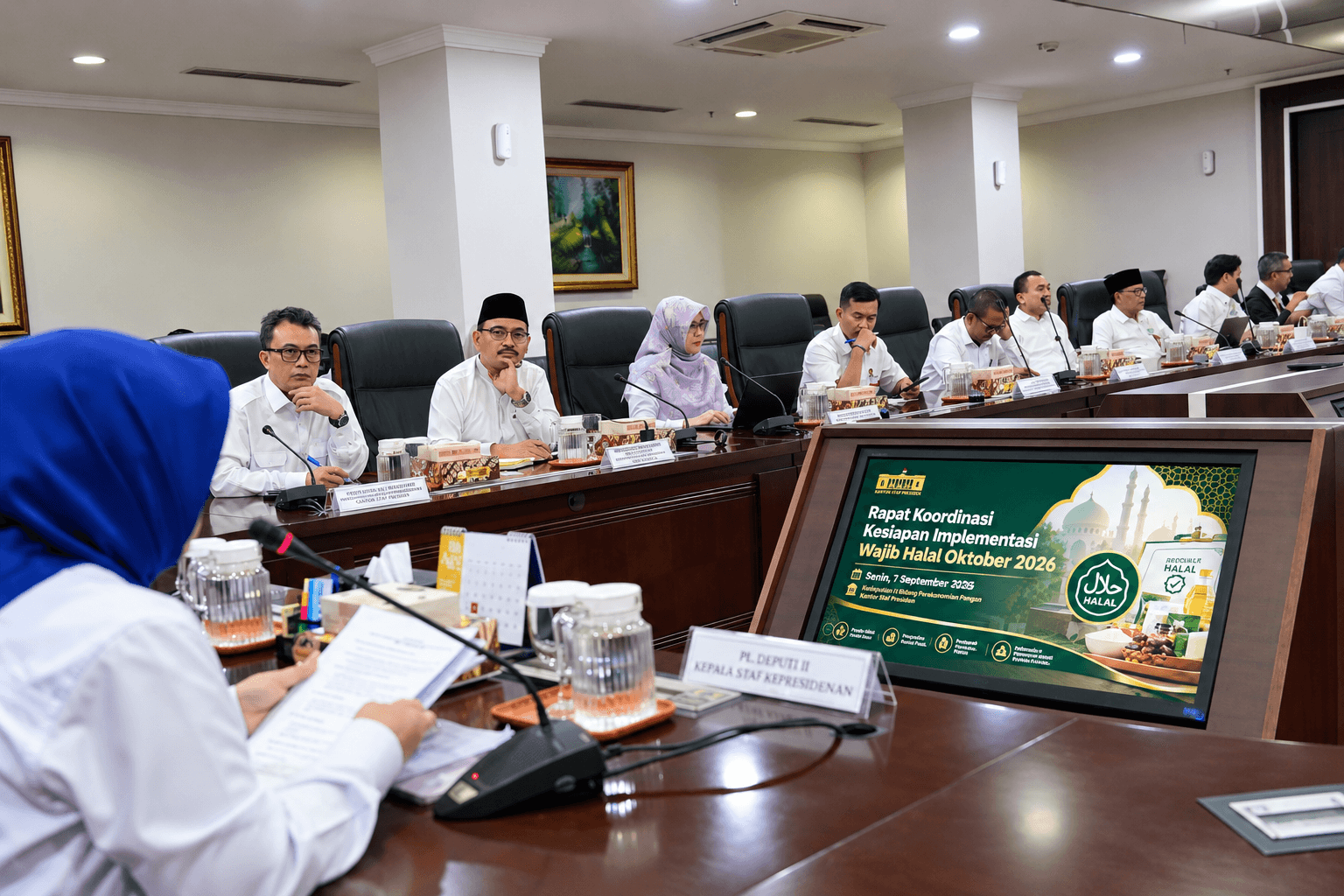 Perkuat Implementasi Wajib Halal Oktober 2026, Pemerintah Gelar Rakor di KSP