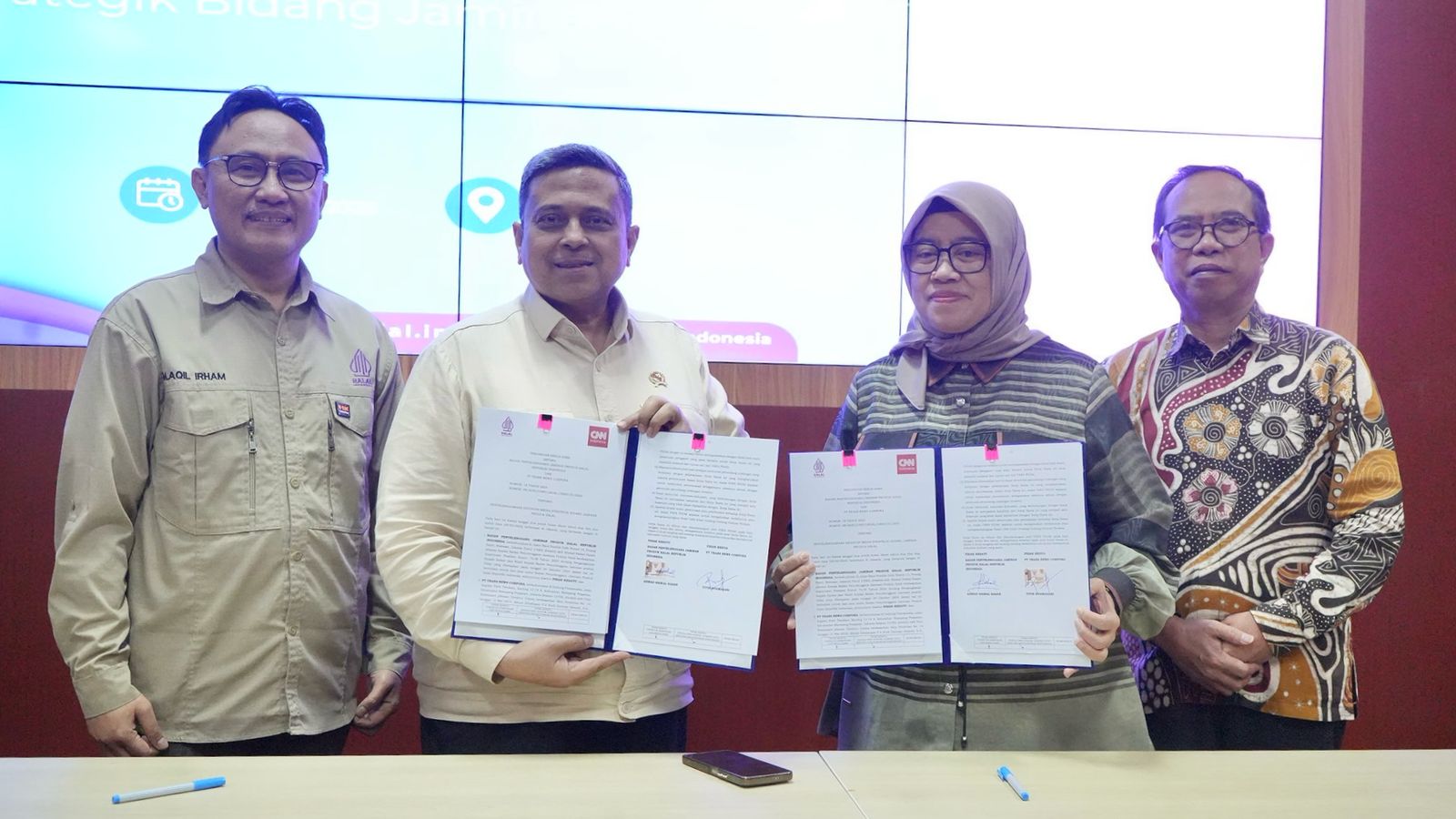 BPJPH-CNN Indonesia Jalin Sinergi Jaminan Produk Halal 