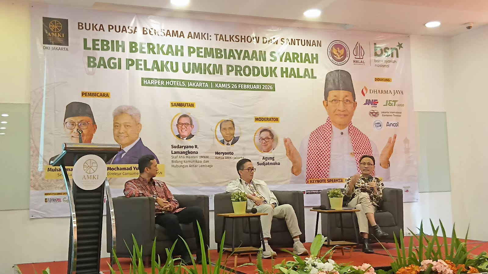 Buka Bersama dengan AMKI dan UMKM, Sestama BPJPH Dorong Sinergi Lintas Sektor Perkuat Daya Saing UMKM Produk Halal