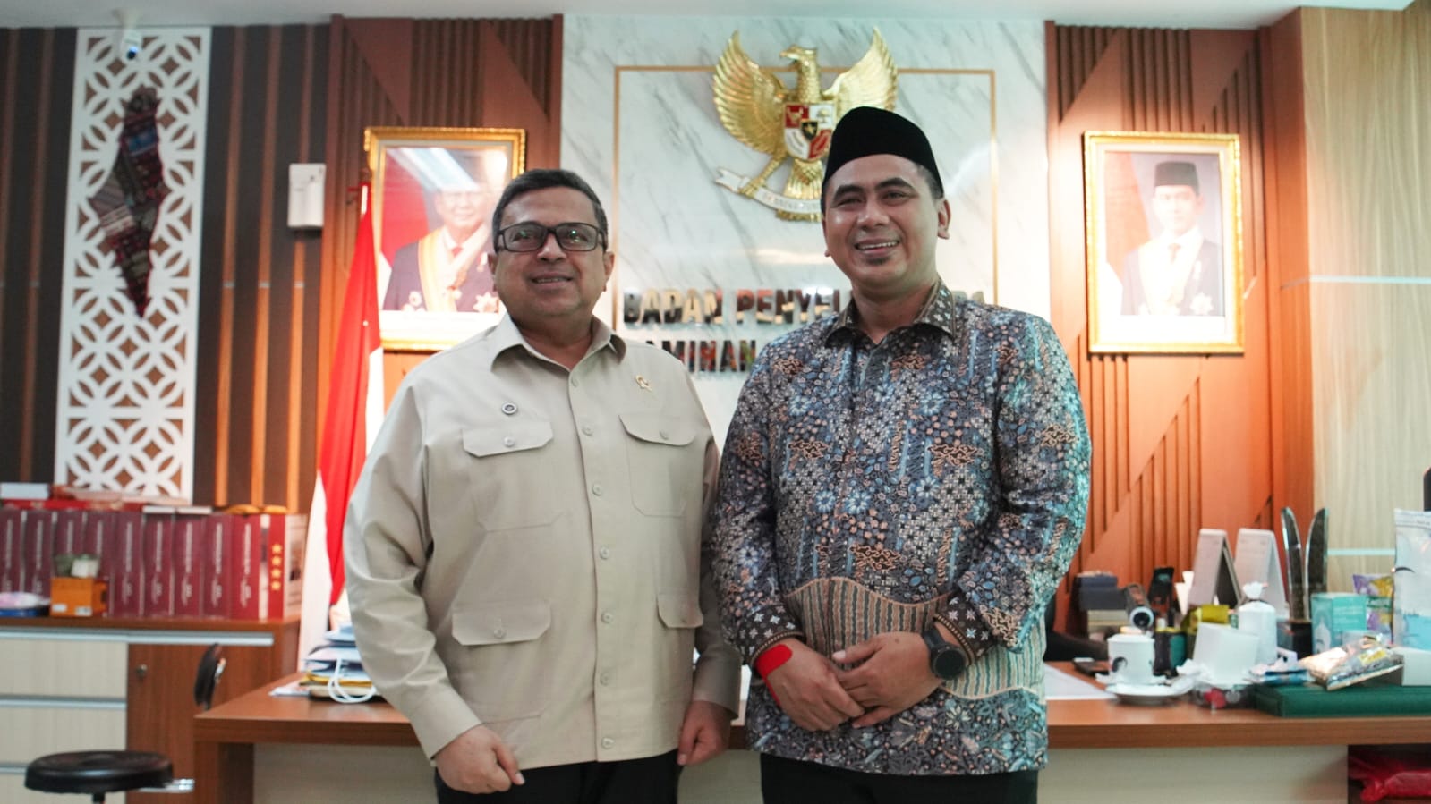 Bertemu Wagub Taj Yasin, Kepala BPJPH Apresiasi Jateng dalam Penguatan Ekosistem Halal