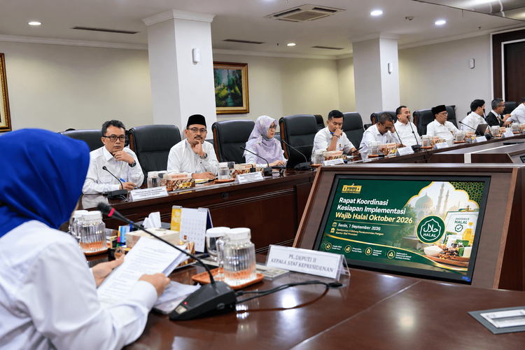 Perkuat Implementasi Wajib Halal Oktober 2026, Pemerintah Gelar Rakor di KSP